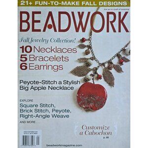 Beadwork Magazine August September 2008 Fall Jewelry Collection